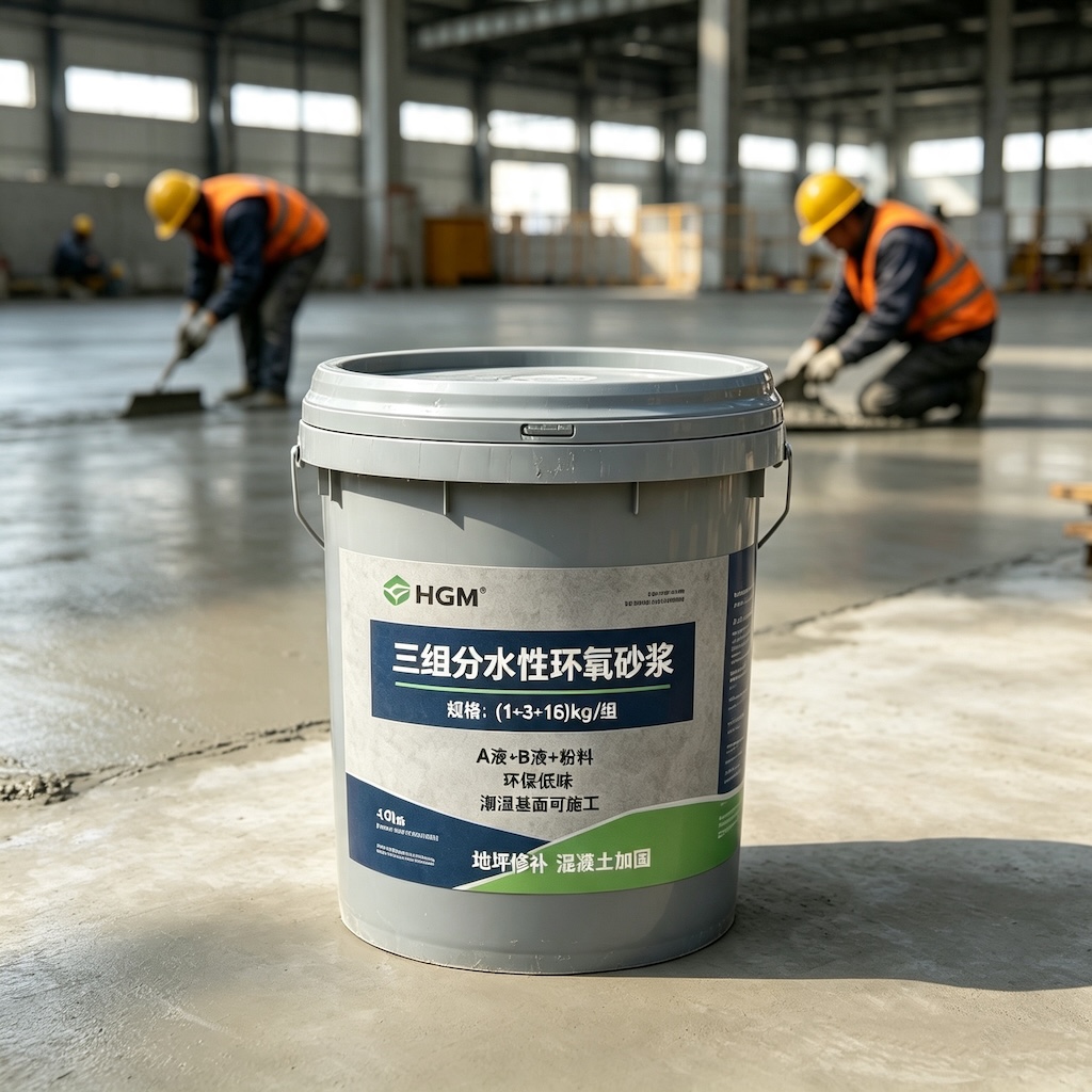 牟定三组份水性环氧砂浆